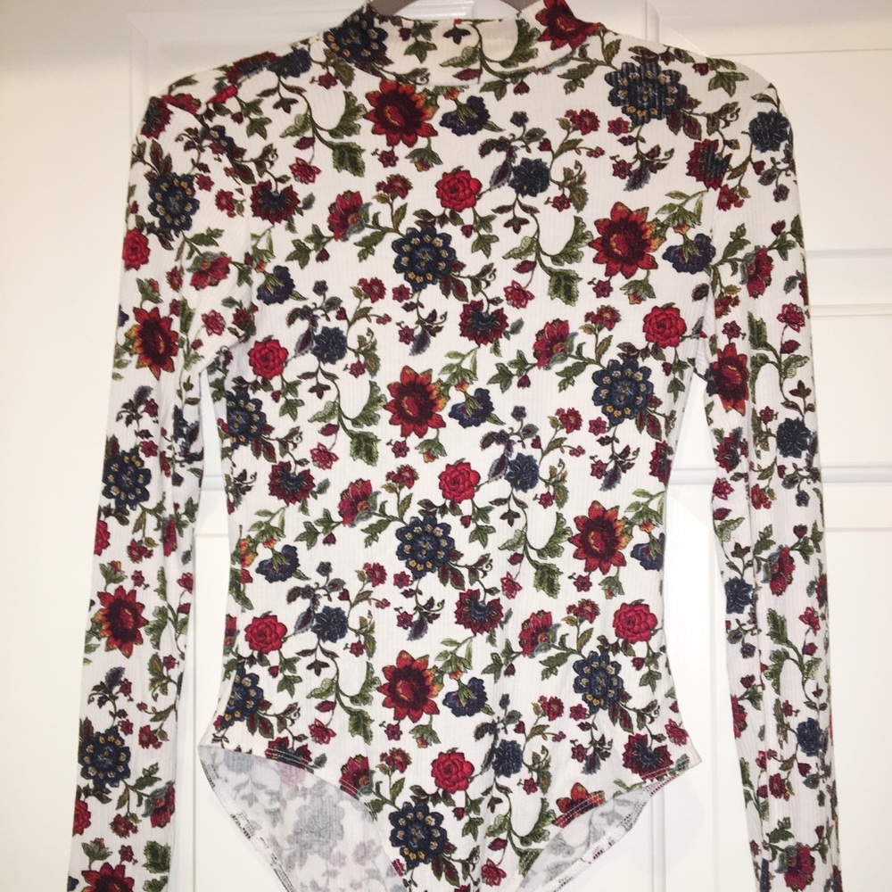 Floral Print Bodysuit